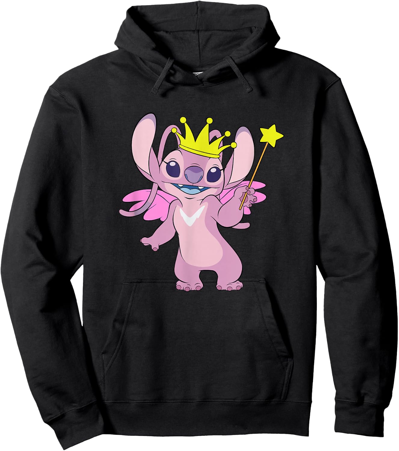 Disney Lilo & Stitch Christmas Angel Holiday Fairy Icon Hoodie - Hoodie | Black