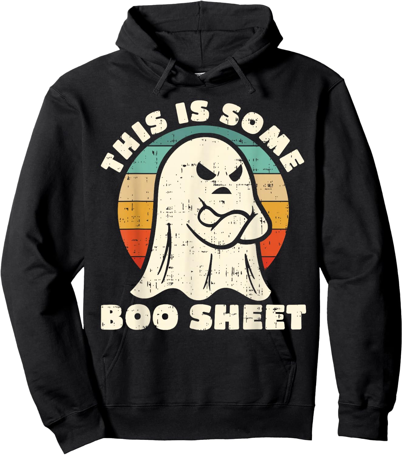 This is Some Boo Sheet Funny Halloween Costumes Men Women Hoodie - Hoodie | Black