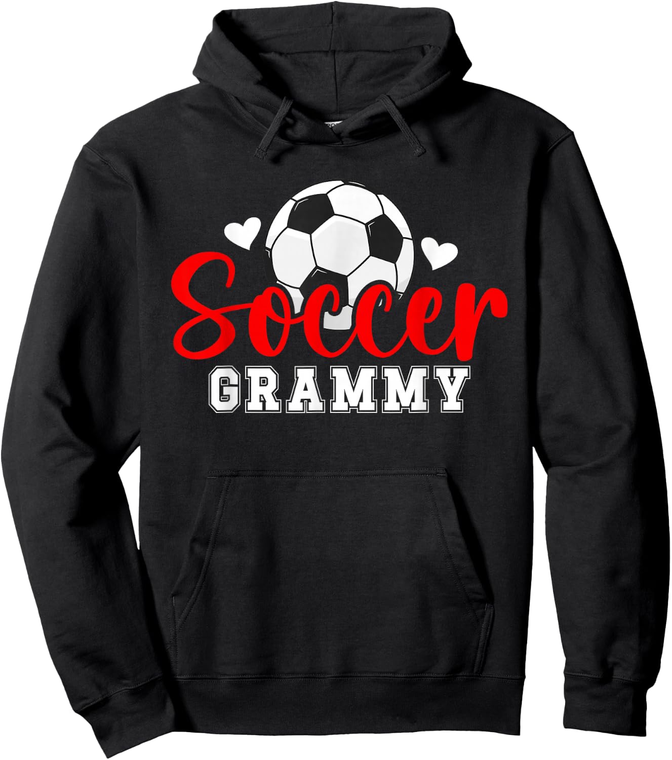 Soccer Grammy Grandma Grammy Of A Soccer Player Grammy Hoodie - Hoodie | Black