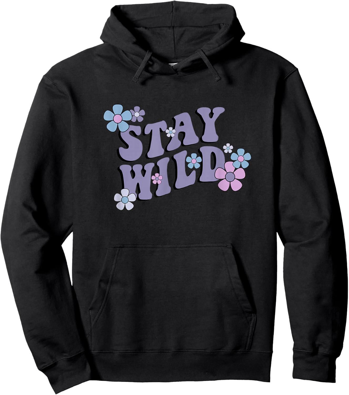 Stay Wild Hoodie - Hoodie | Black