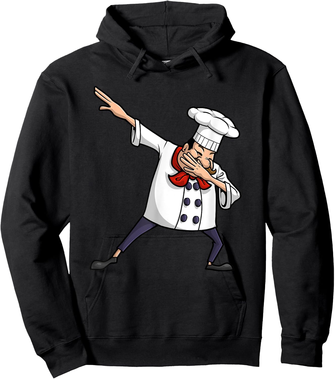 Funny Chef Design Women Cook Hip-hop Dabbing Dance Hoodie - Hoodie | Black