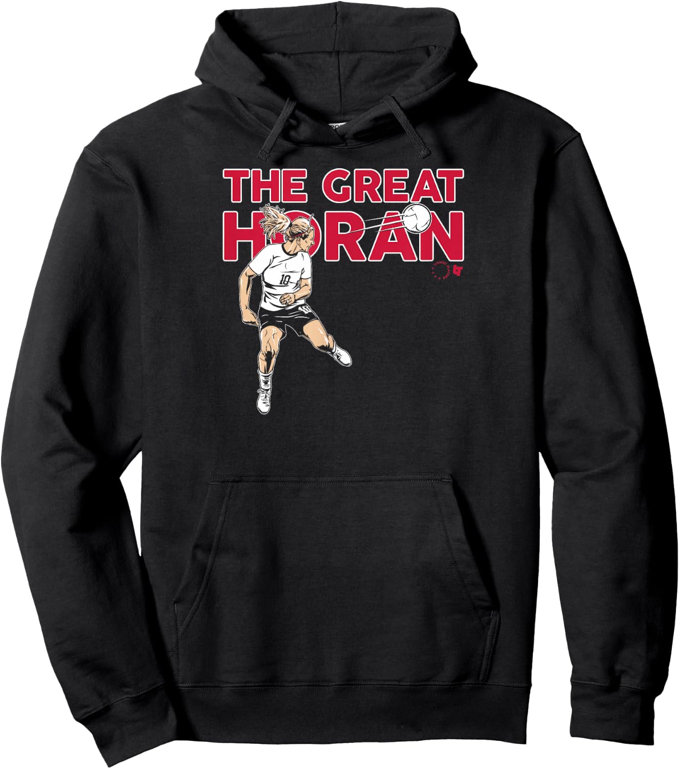 Lindsey Horan - The Great Horan - USWNTPA - USA Soccer Hoodie - Hoodie | Black