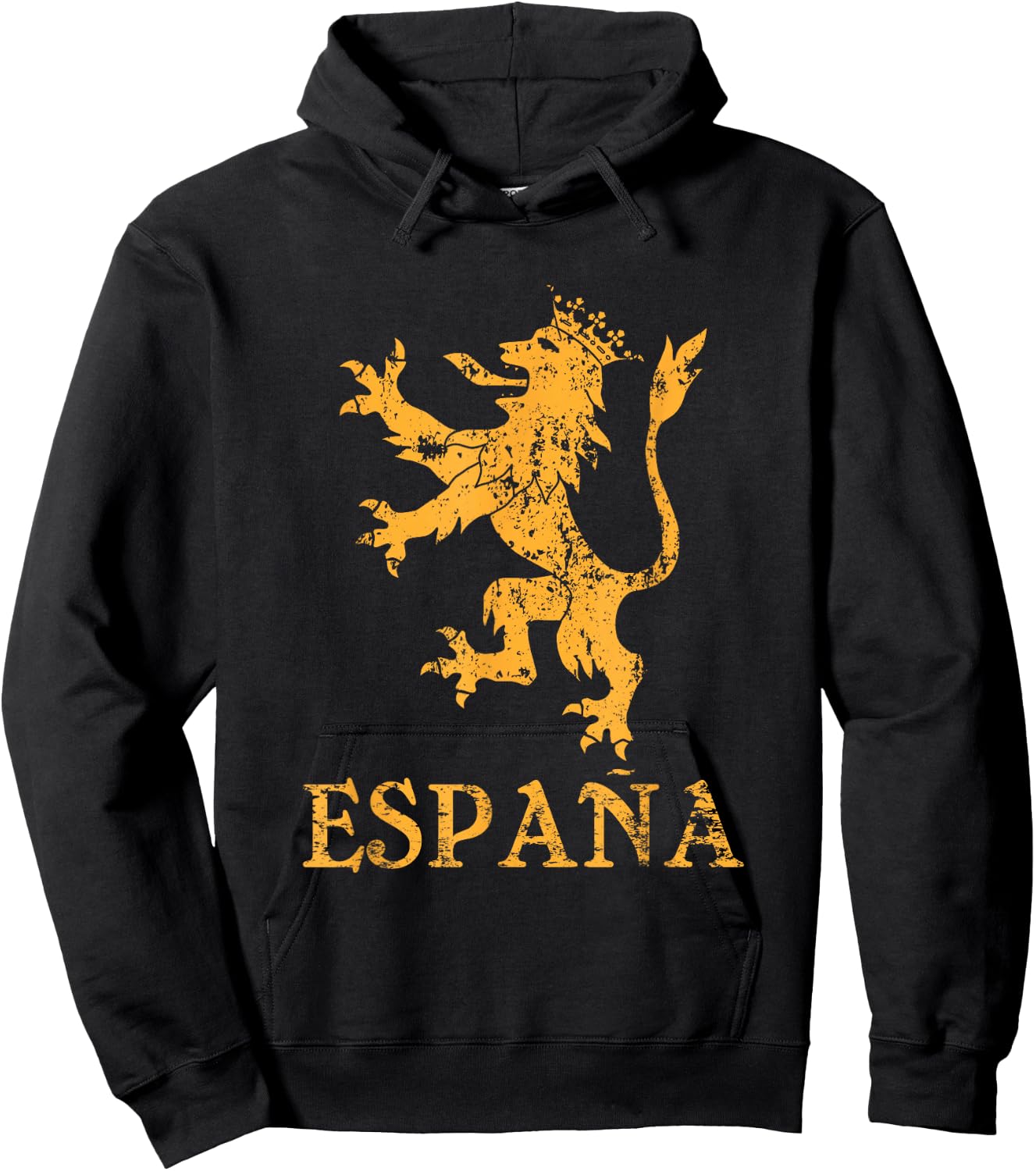 Espana Spain Lion Symbol Spanish Spaniard Pride Hoodie - Hoodie | Black