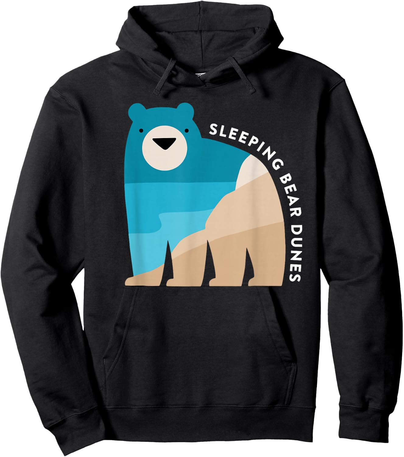 Sleeping Bear Dunes Michigan National Park Souvenir Gift Hoodie - Hoodie | Black