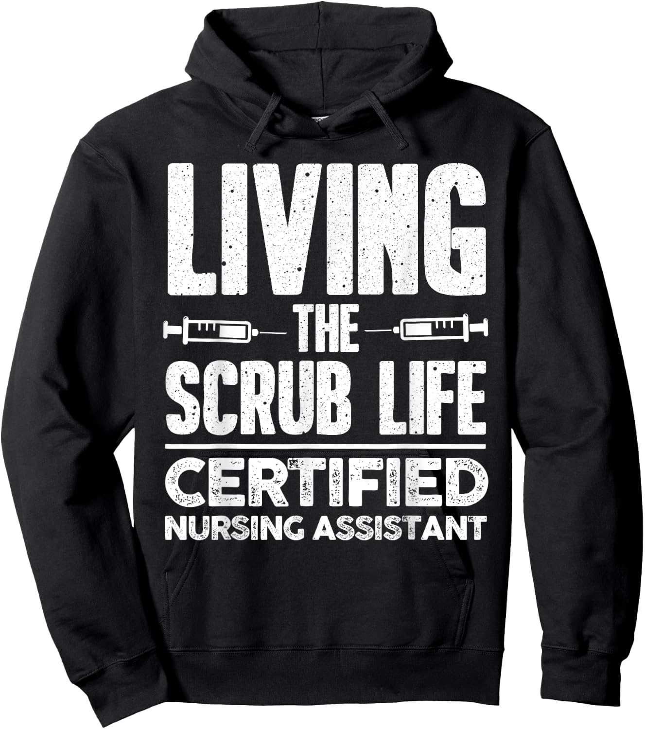 Funny Nursing Assistant Women Nursing Scrub Medical Hoodie - Hoodie | Black