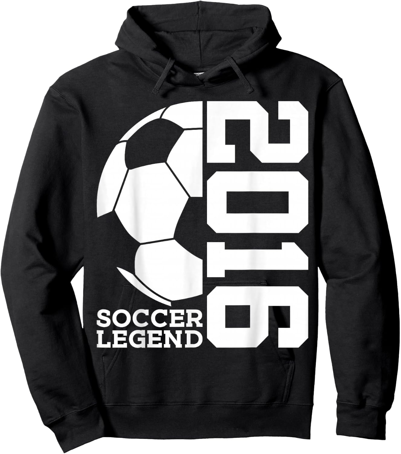 Soccer Legend 2016 10th Birthday Soccer Hoodie - Hoodie | Black
