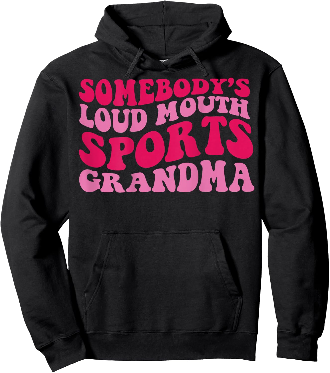 Somebody's loud mouth sports grandma Hoodie - Hoodie | Black