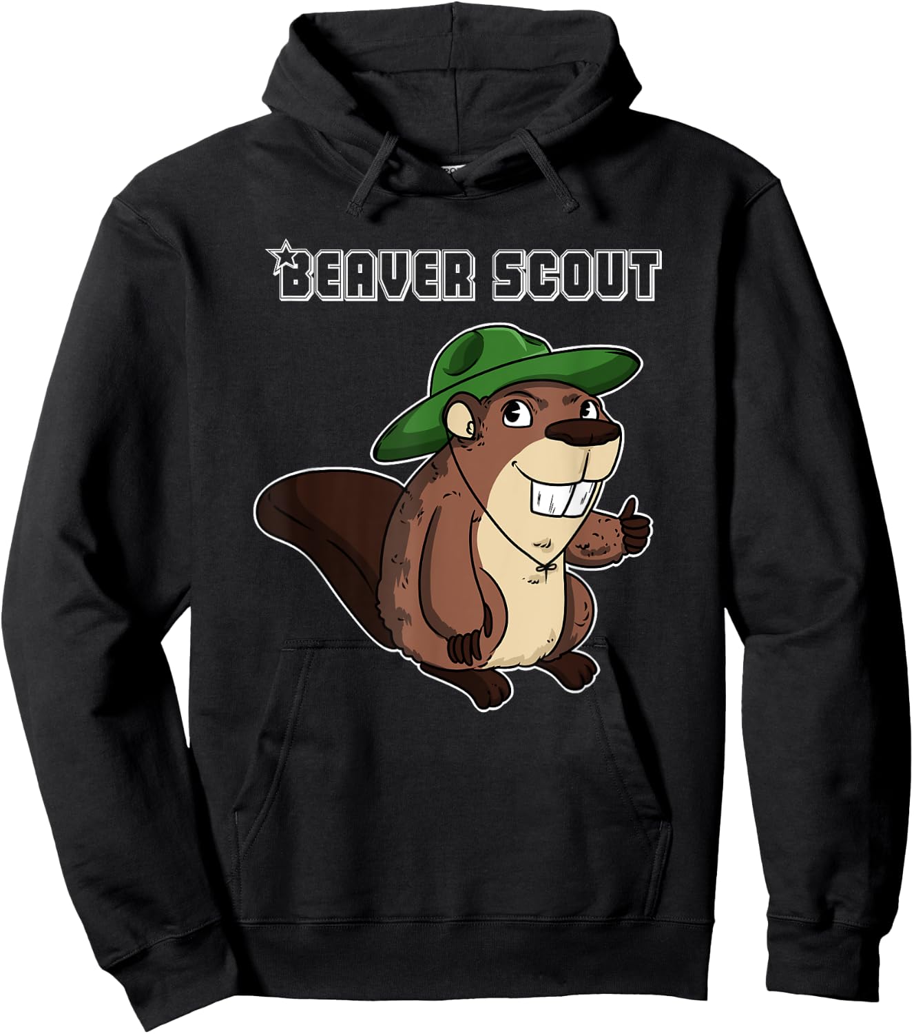 Beaver Scout Hoodie - Hoodie | Black