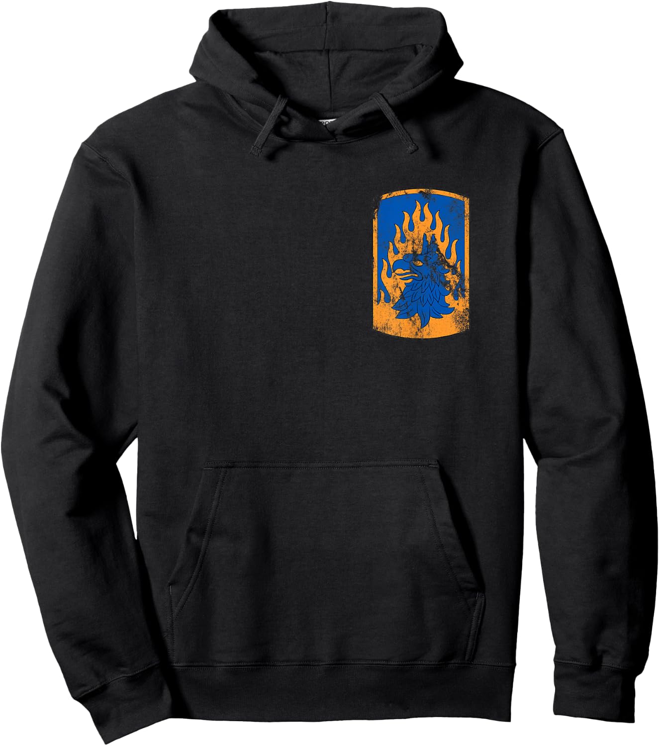 12th Combat Aviation Brigade Patch - 12th CAB Vintage Hoodie - Hoodie | Black