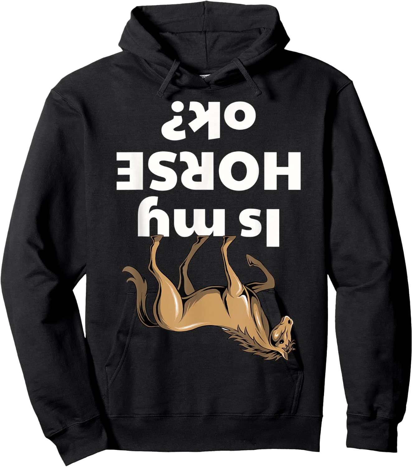 Is my Horse ok Hoodie - Hoodie | Black