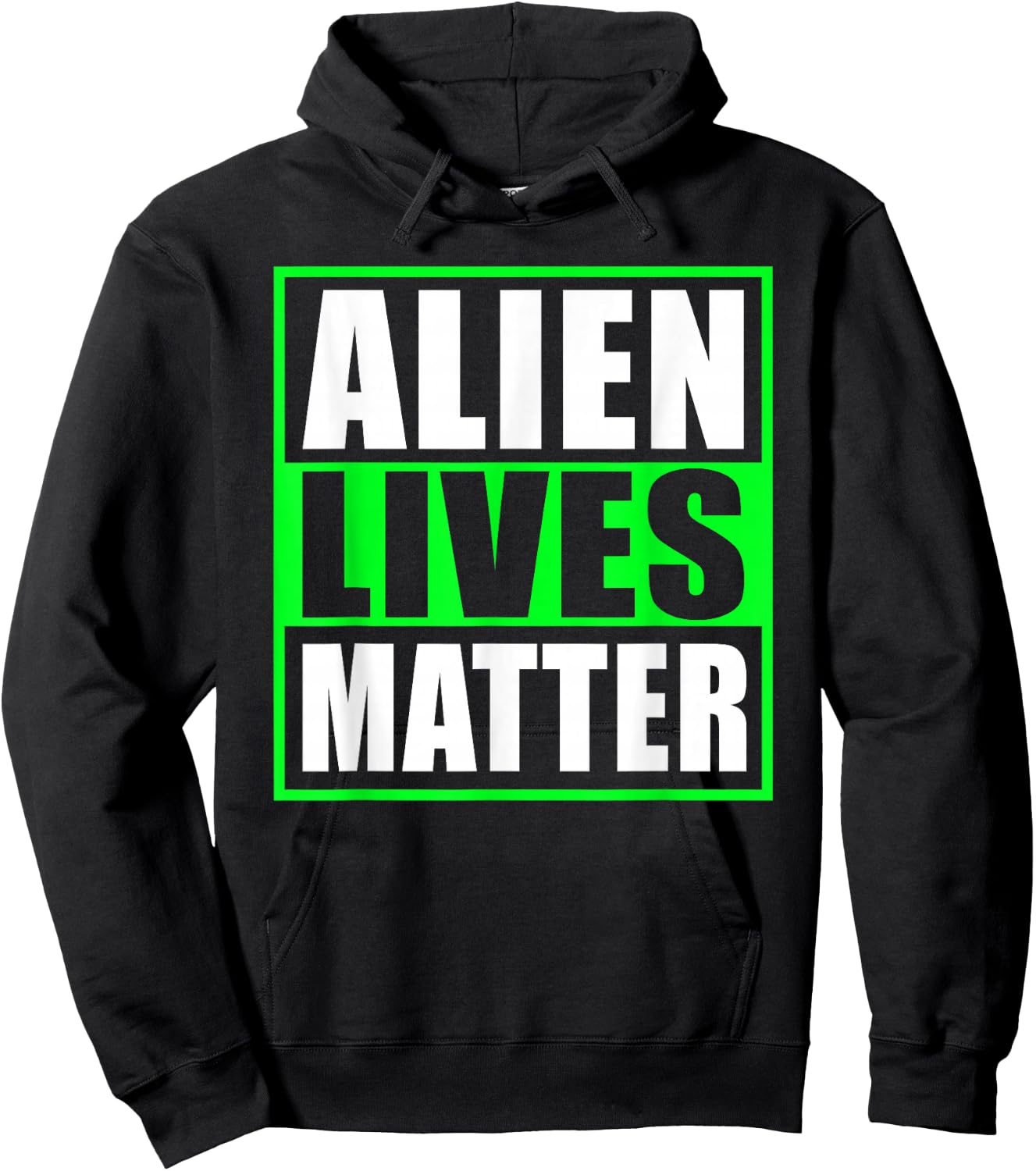 Alien Lives Matter UFO Hoodie - Hoodie | Black