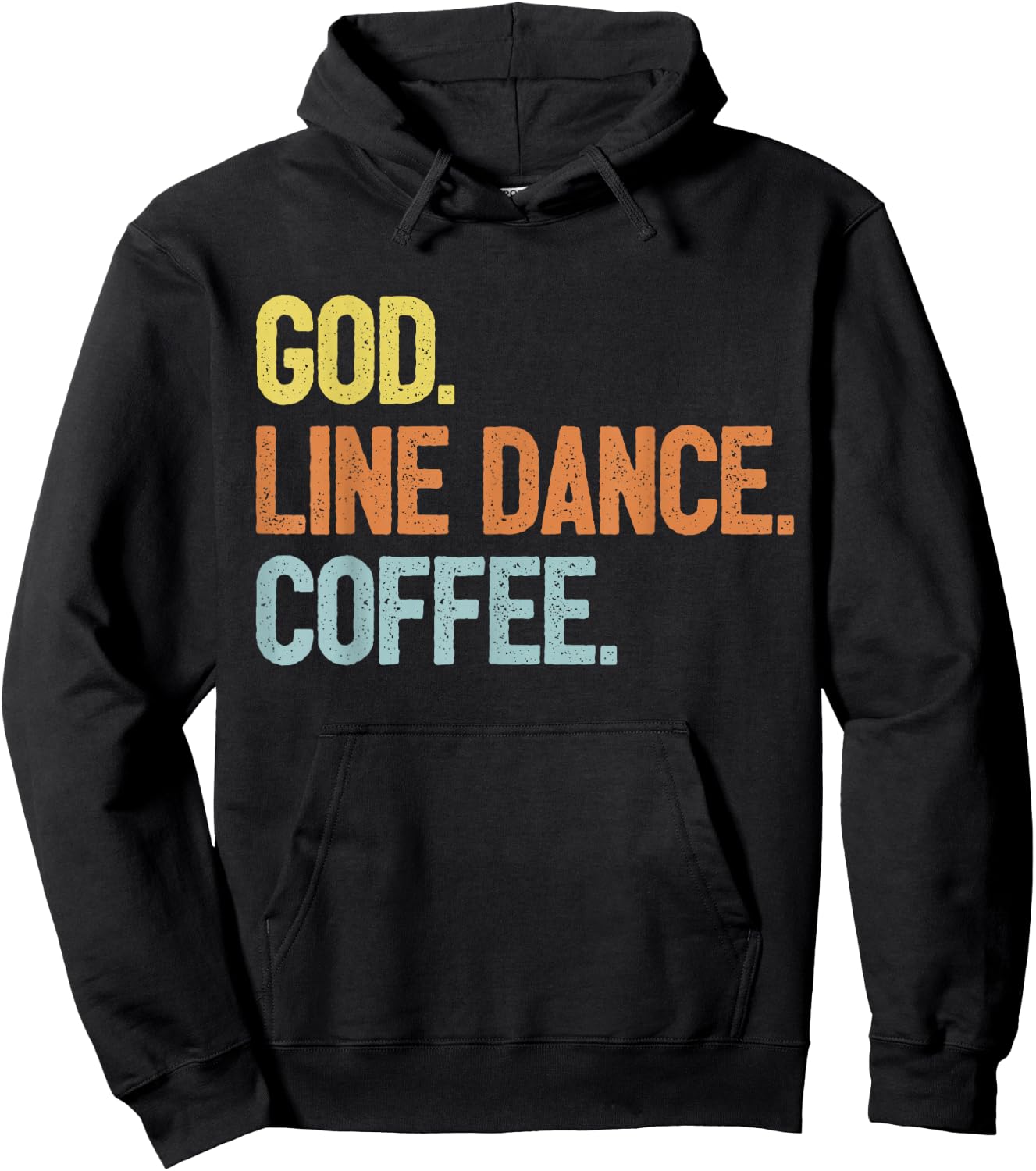 Line Dancer Saying Line Dance Hoodie - Hoodie | Black