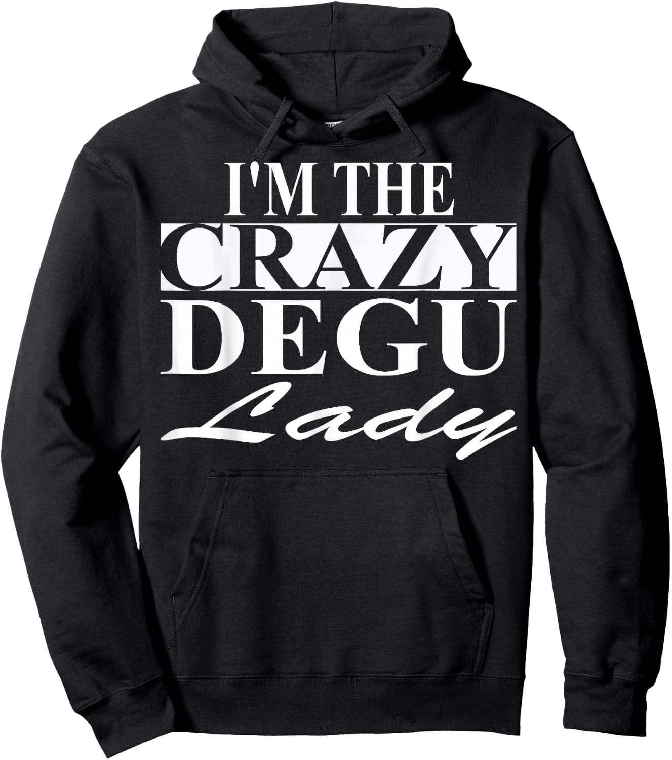 Degu Mom Apparel | Funny Best Moms Design Hoodie - Hoodie | Black