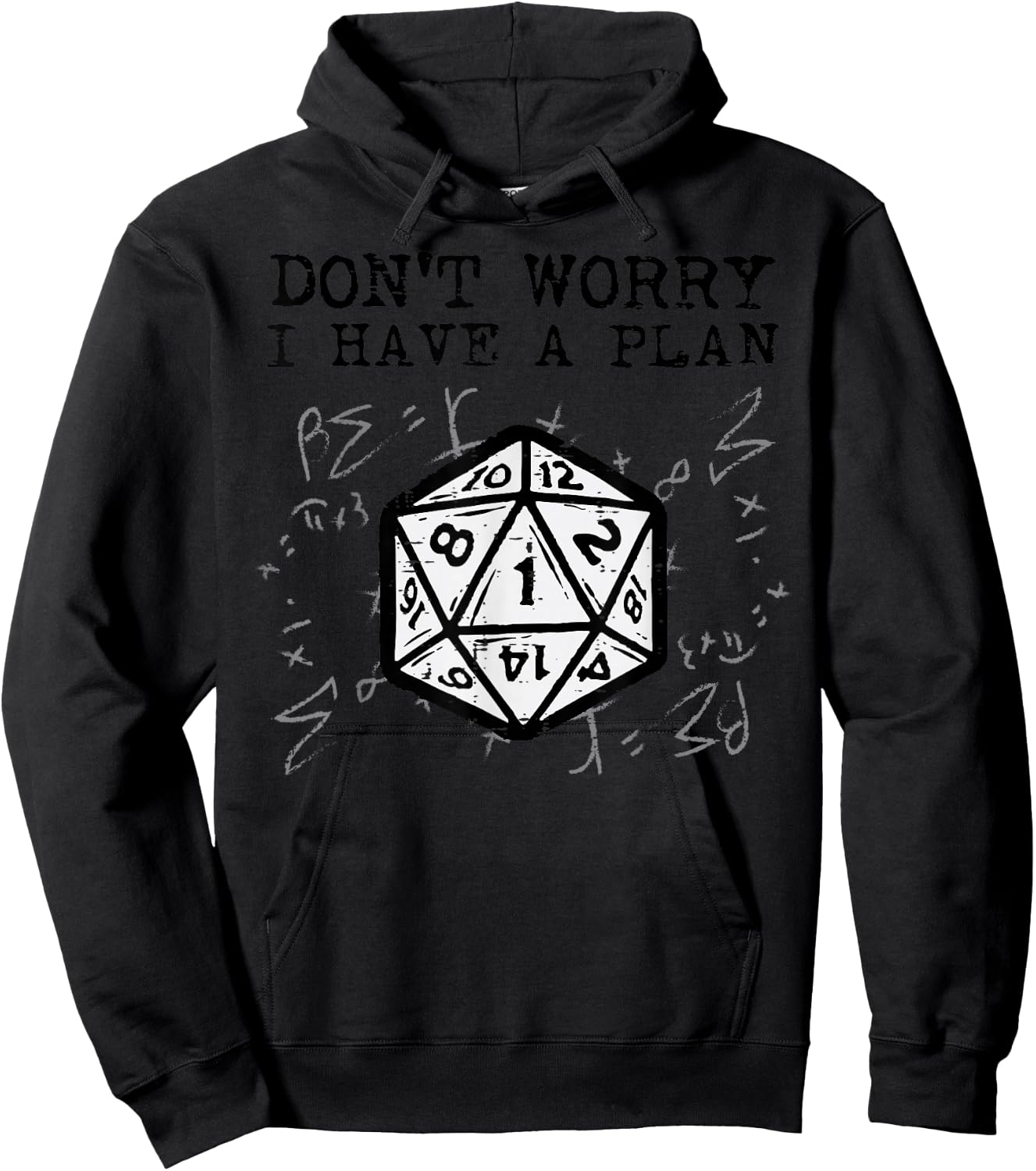 RPG Gamer Dont Worry I Have Plan Funny Men Boys Kids Hoodie - Hoodie | Black