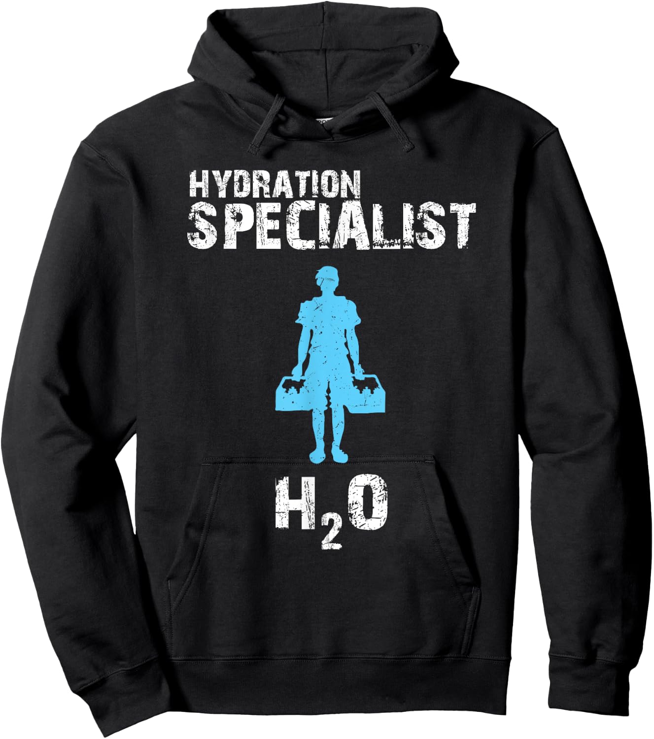Hydration Specialist Team Manager Football Hydrated Waterboy Hoodie - Hoodie | Black