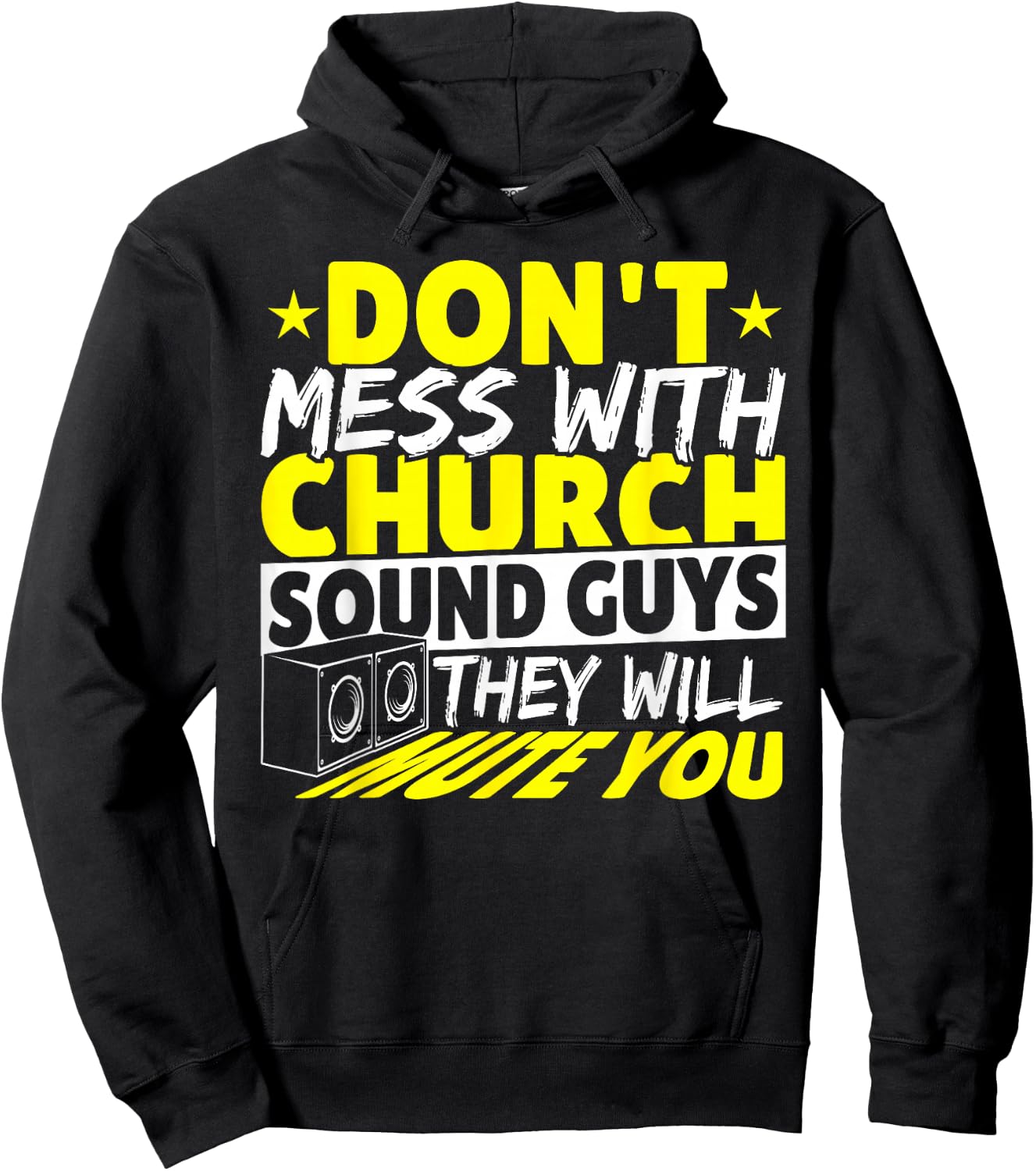 Music Studio Sound Guy Audio Tech Church Sound Team Shirt Hoodie - Hoodie | Black