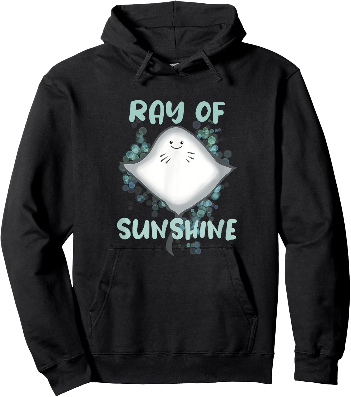 Ray Of Sunshine Stingray Men Women Kids Hoodie - Hoodie | Black