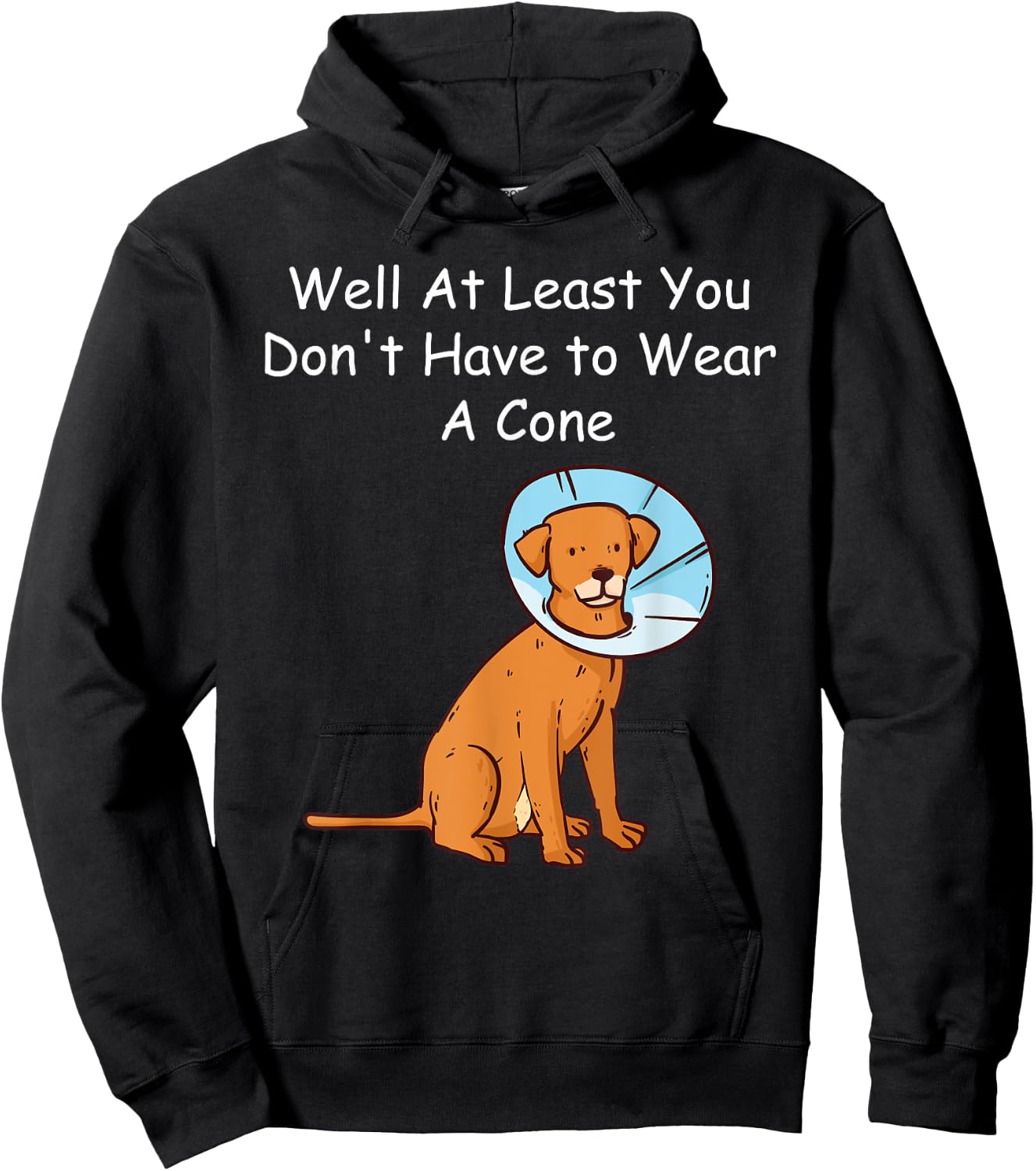 Funny Cancer Recover Get Well Soon Well At Least You Dont Hoodie - Hoodie | Black
