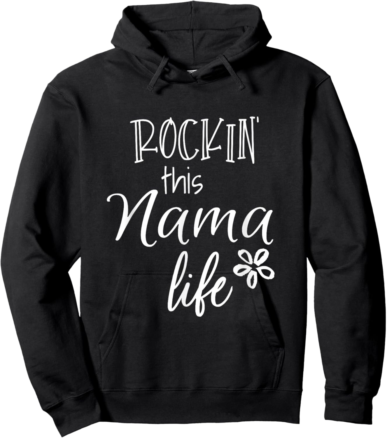 Unique Christmas Birthday Mother's Day Gifts Shop Rockin This Nama Life Special Grandma Hoodie - Hoodie | Black