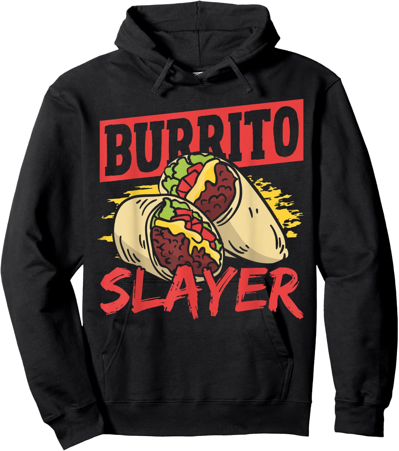 Burrito Slayer Burritos Taco Family Hoodie - Hoodie | Black