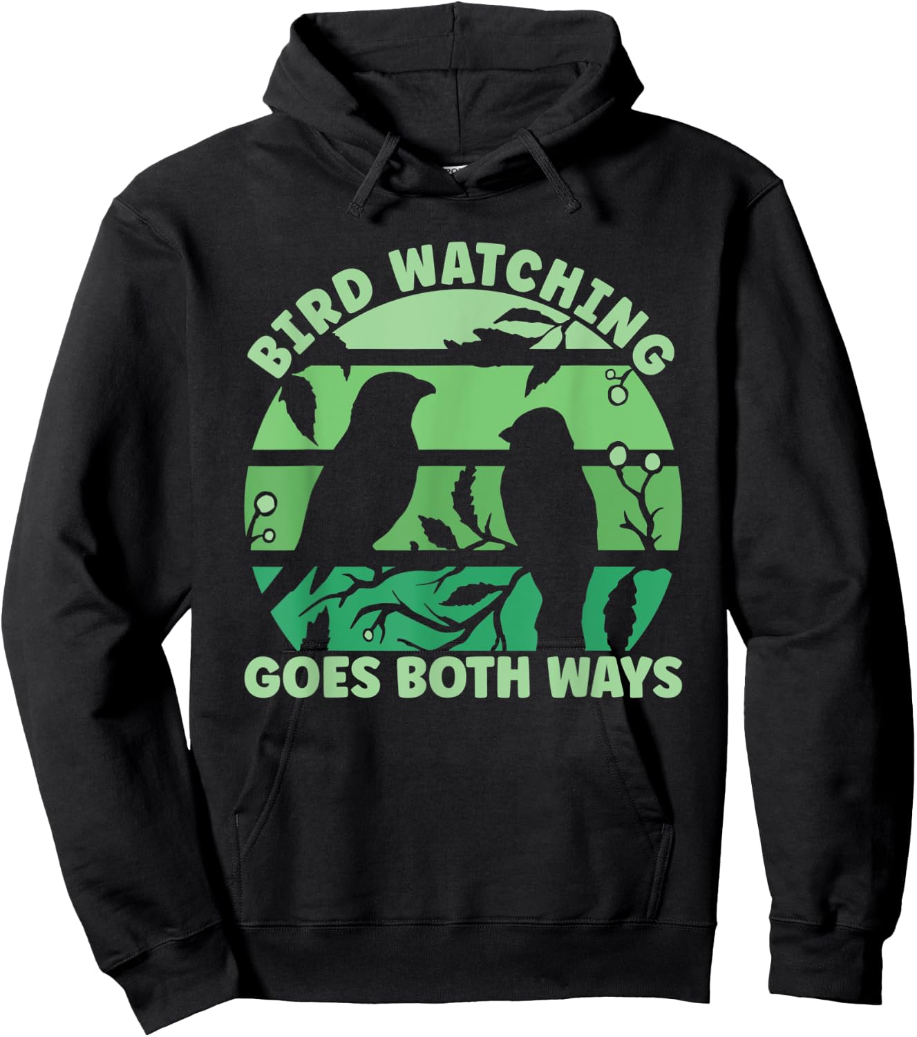 Birdwatcher Birdwatching Goes Both Ways Hoodie - Hoodie | Black