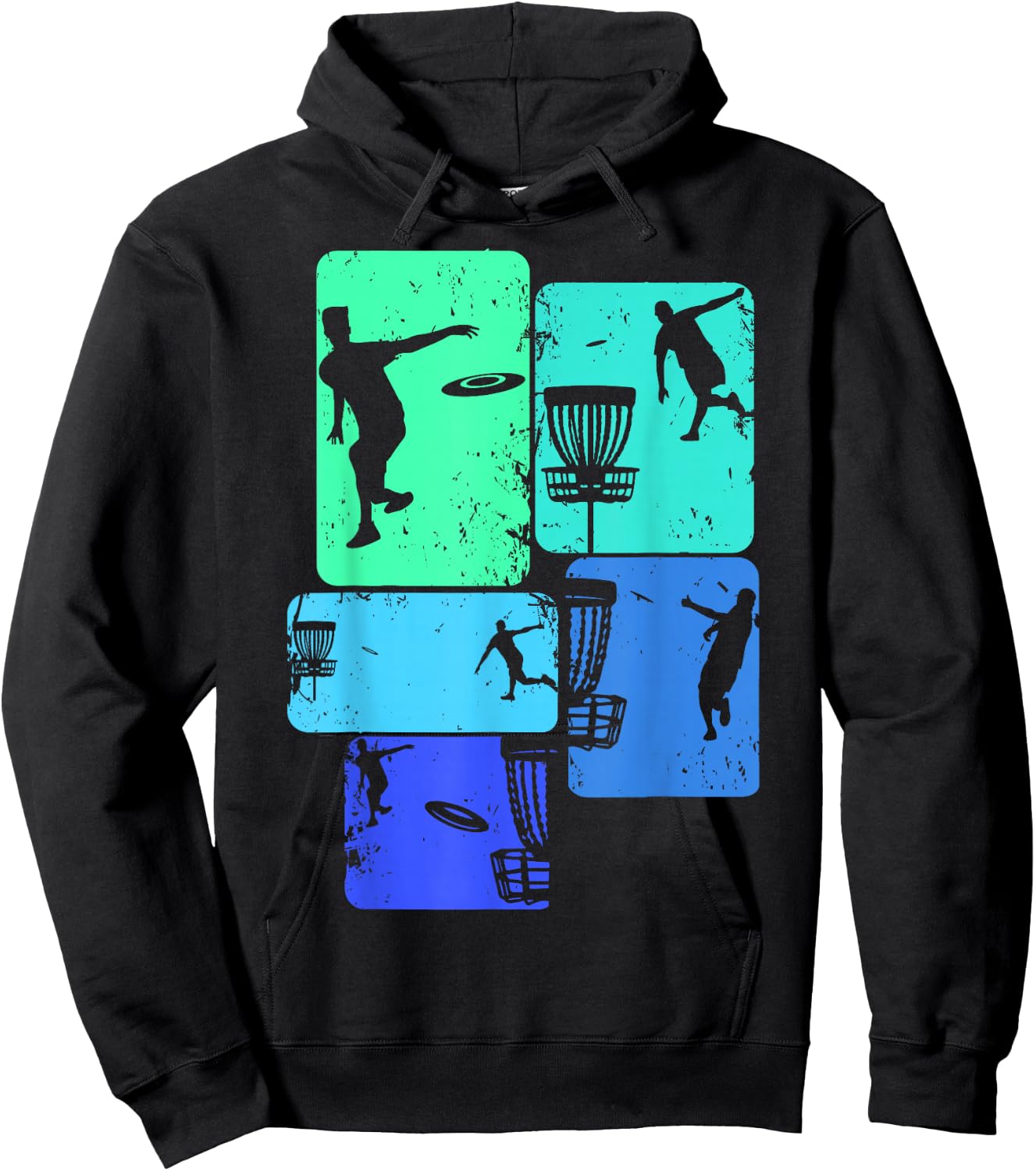 Cool Disc Golf Designs & Gift Ideas Men Boys Kids Disc Golf Black Small Hoodie - Hoodie | Black
