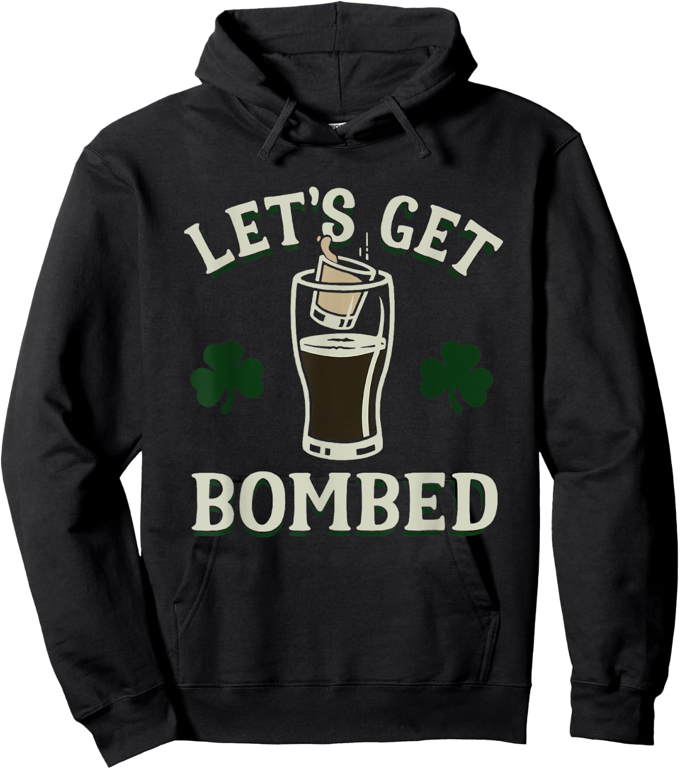 Let's Get Bombed Funny Design Hoodie - Hoodie | Black