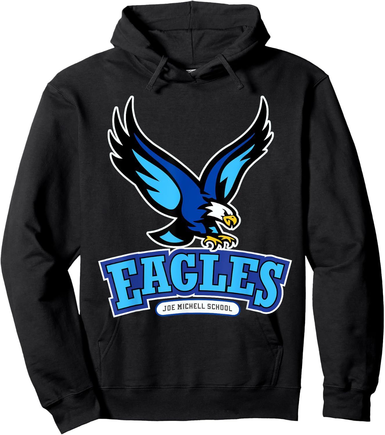 Joe Michell School Eagles Logo 2022 Hoodie - Hoodie | Black