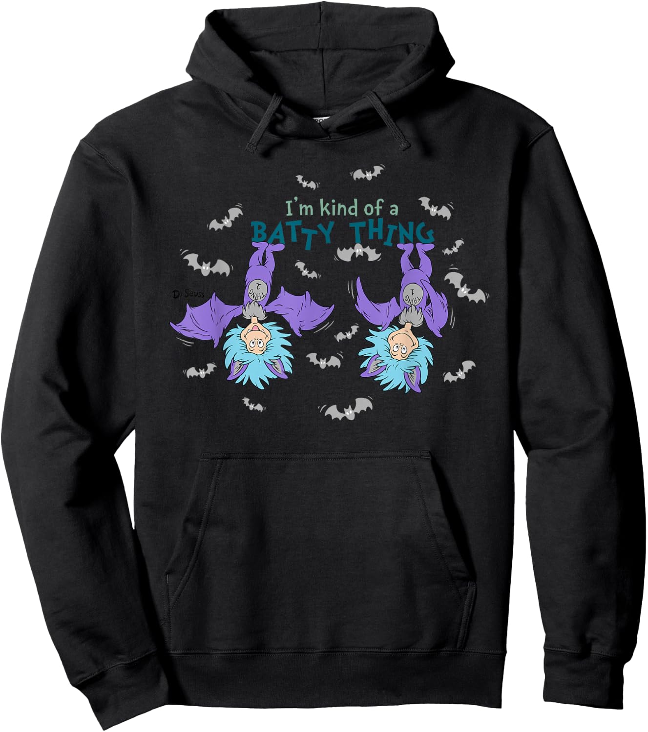 Dr. Seuss Halloween Batty Thing Hoodie - Hoodie | Black