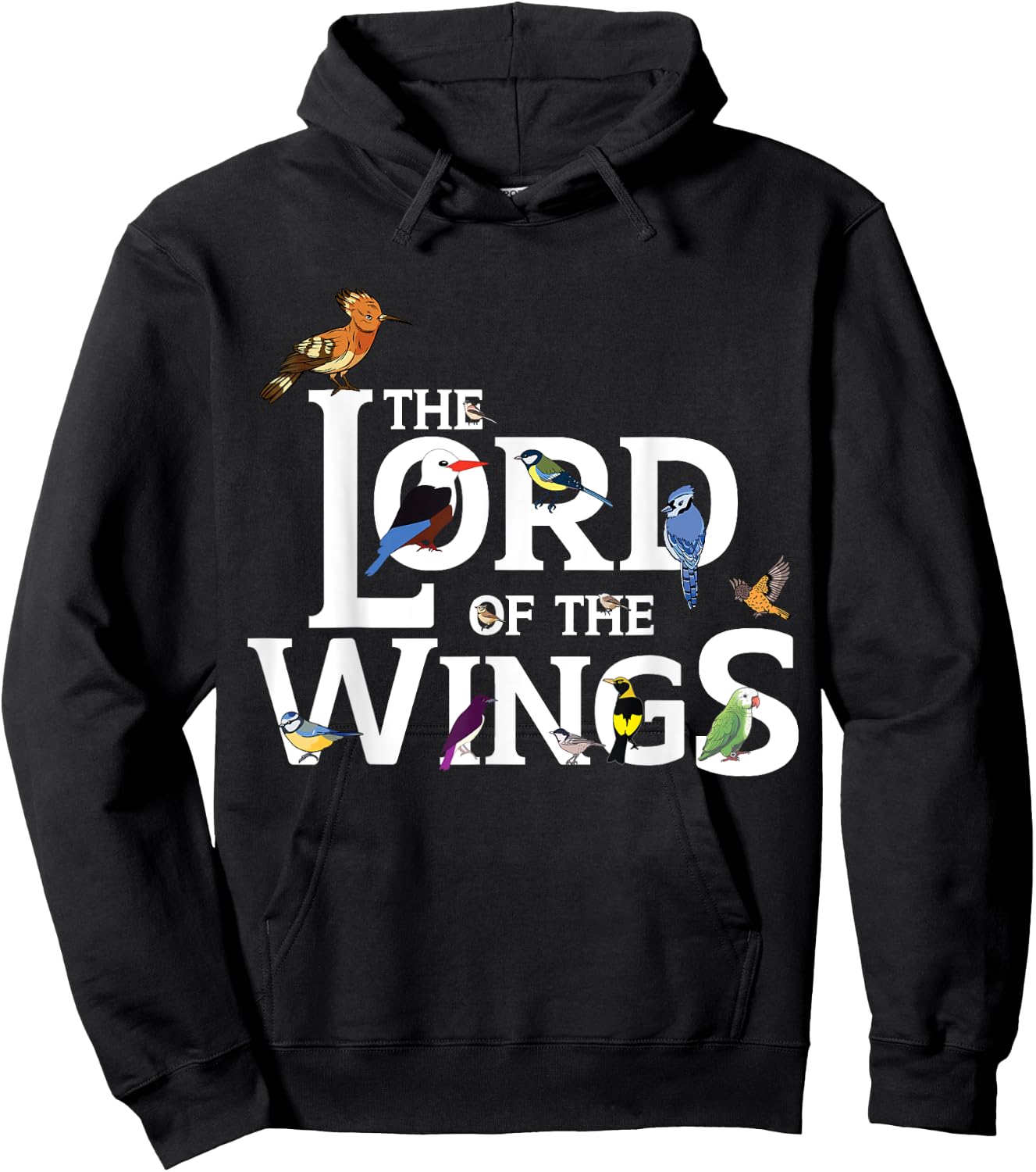 Bird Watching Ornithologist Birding Hoodie - Hoodie | Black