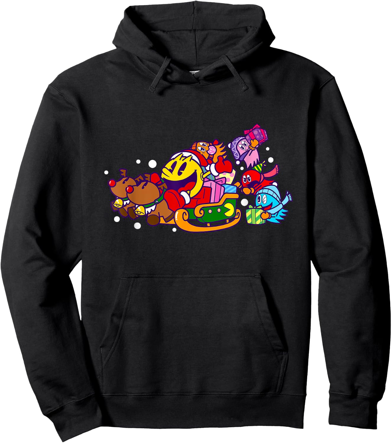 PAC-MAN Holiday 017 Hoodie - Hoodie | Black