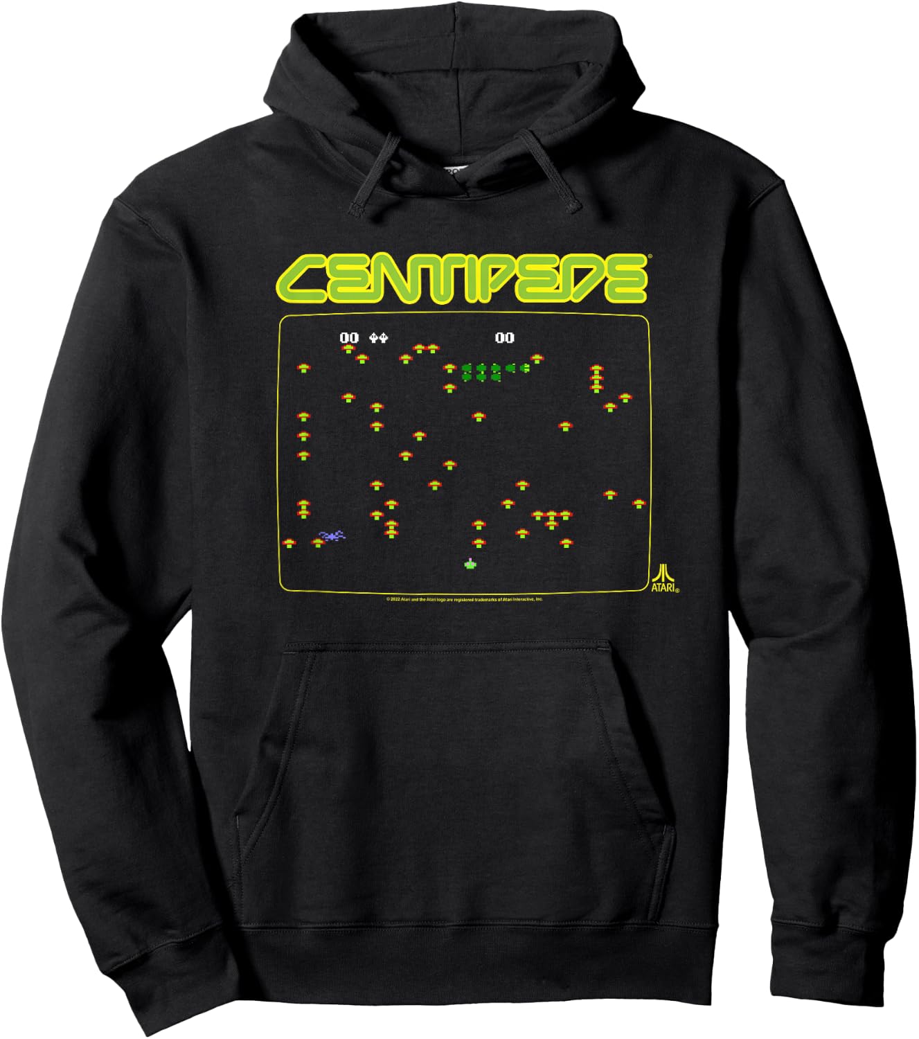 Atari Centipede Screen Hoodie - Hoodie | Black