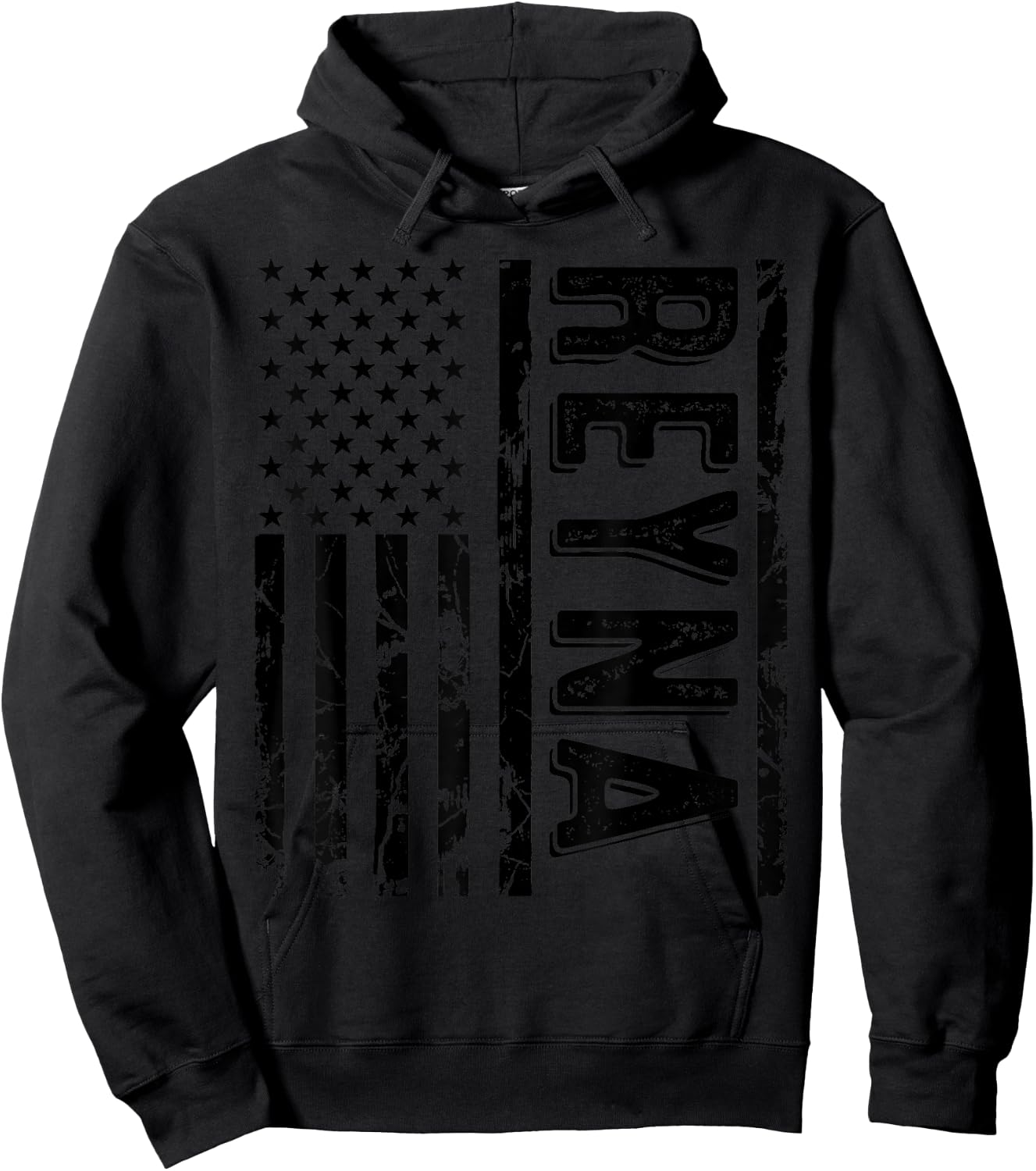 Reyna Last Name Funny Surname Team Reyna Family Reunion Hoodie - Hoodie | Black