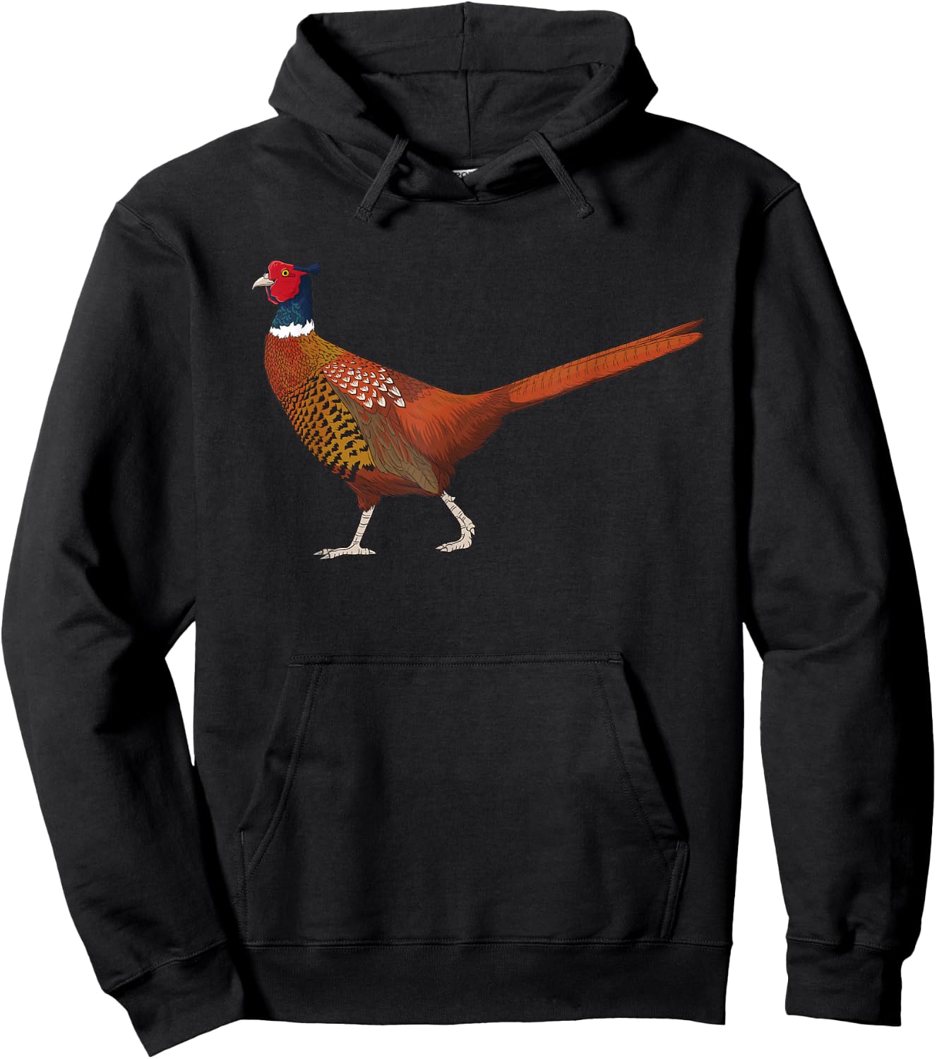 Pheasant Bird Hunter Hunt Chicken Bird Hoodie - Hoodie | Black
