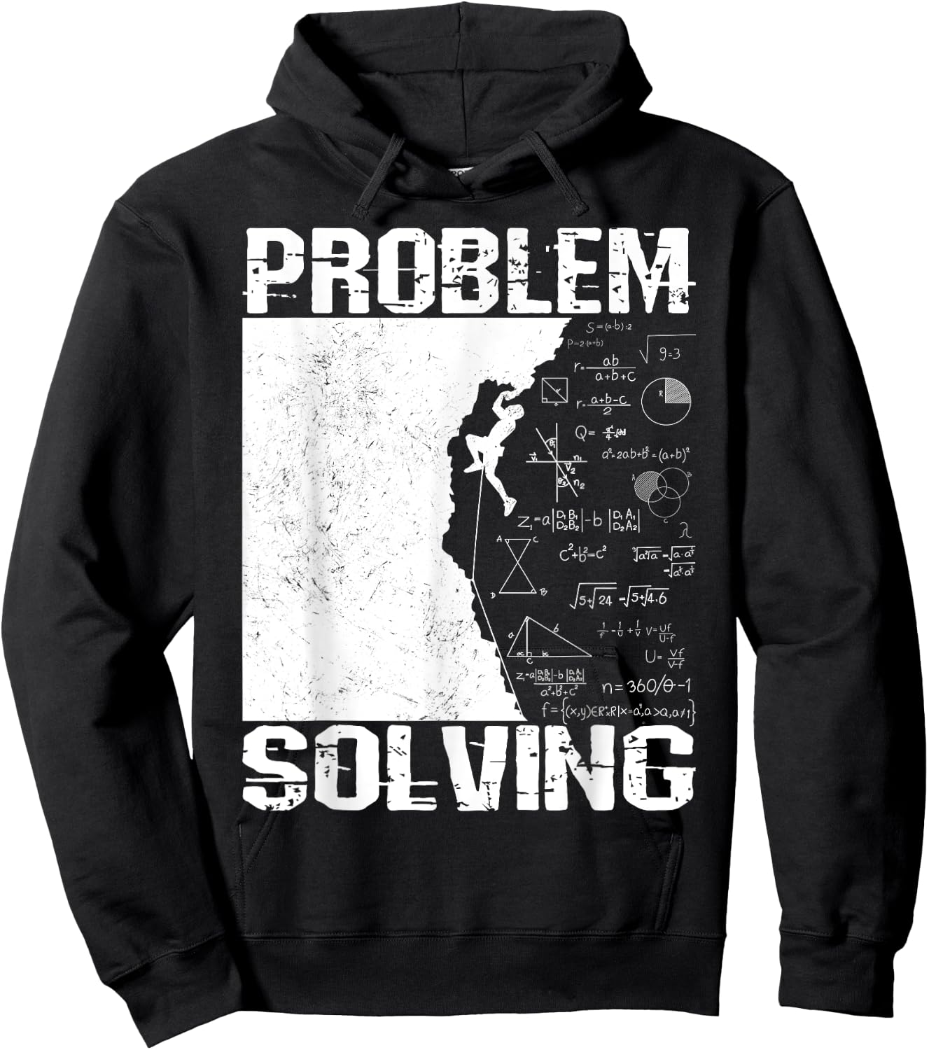 Problem Solving Climber Present - Rock Climbing, Bouldering Hoodie - Hoodie | Black