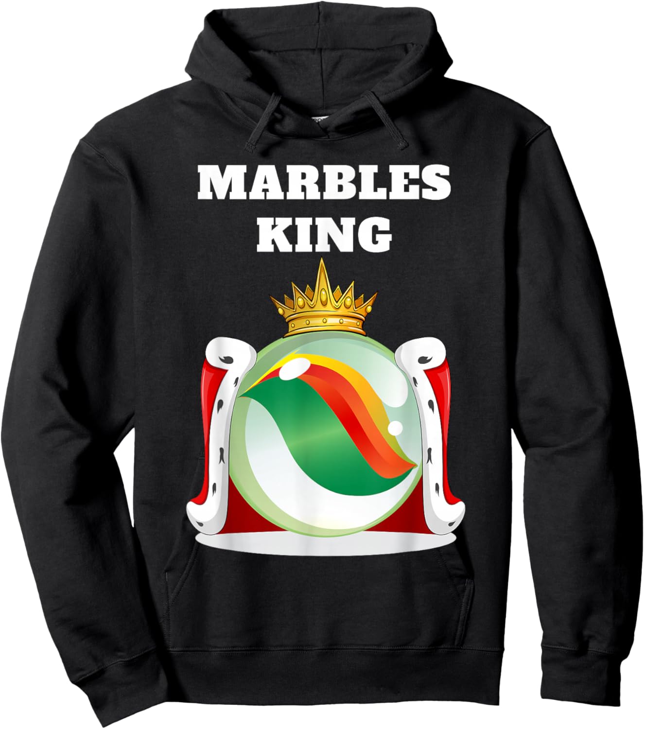 Marbles King | Boys Marbles | Marbles Hoodie - Hoodie | Black