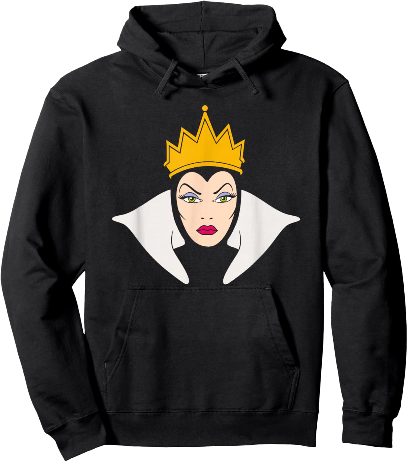 Disney Villains The Evil Queen Big Villain Energy Portrait Hoodie - Hoodie | Black