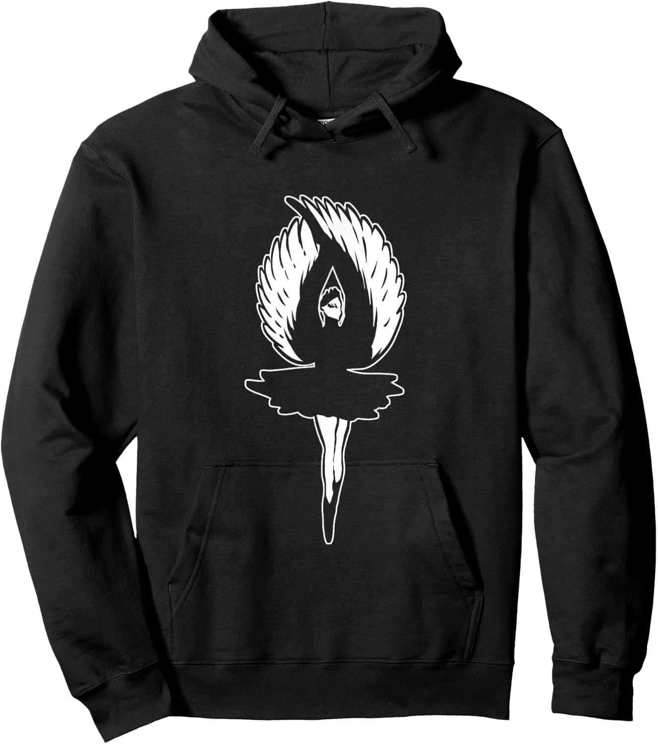 Beautiful Black Swan Ballet Instructor Hoodie - Hoodie | Black