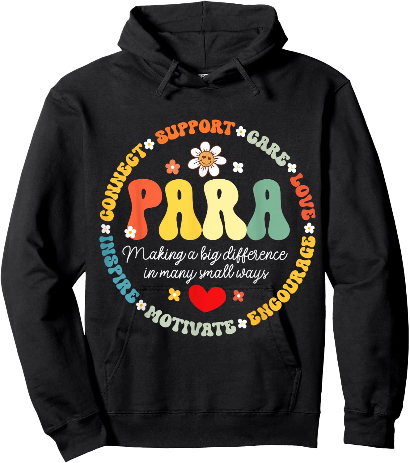 Paras Make It Possible Paraprofessional Teacher Assistant Hoodie - Hoodie | Black