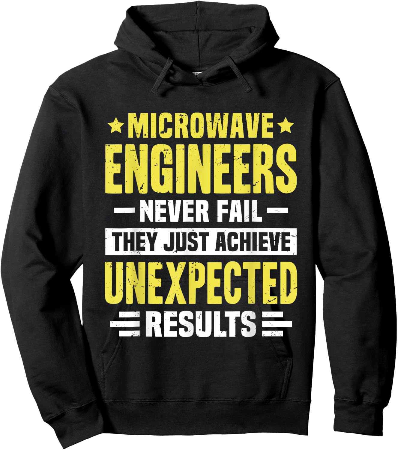 Microwave Engineer Engineering Funny Design Never Fail They Hoodie - Hoodie | Black
