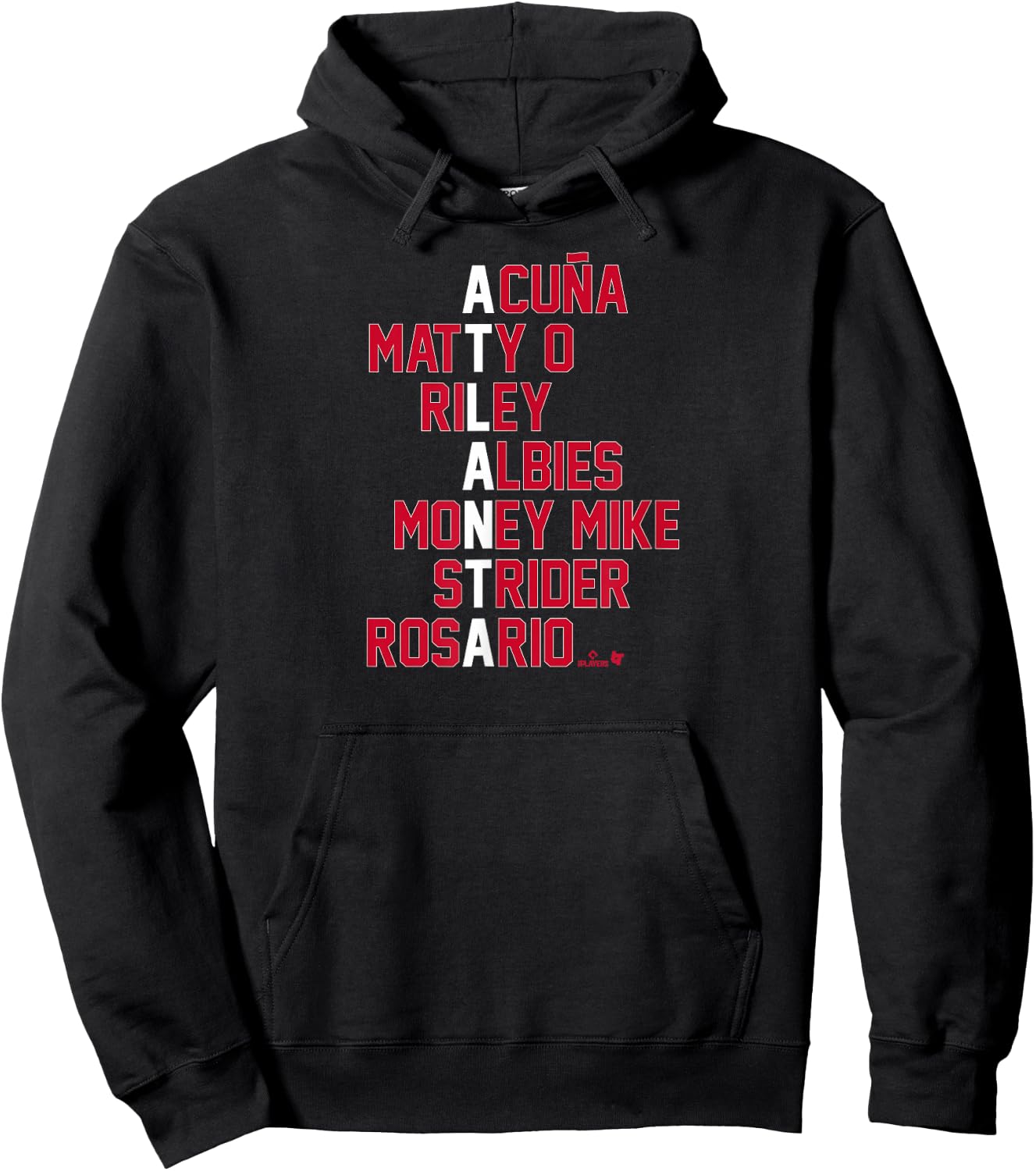 Atlanta Baseball Names - Atlanta Baseball Hoodie - Hoodie | Black