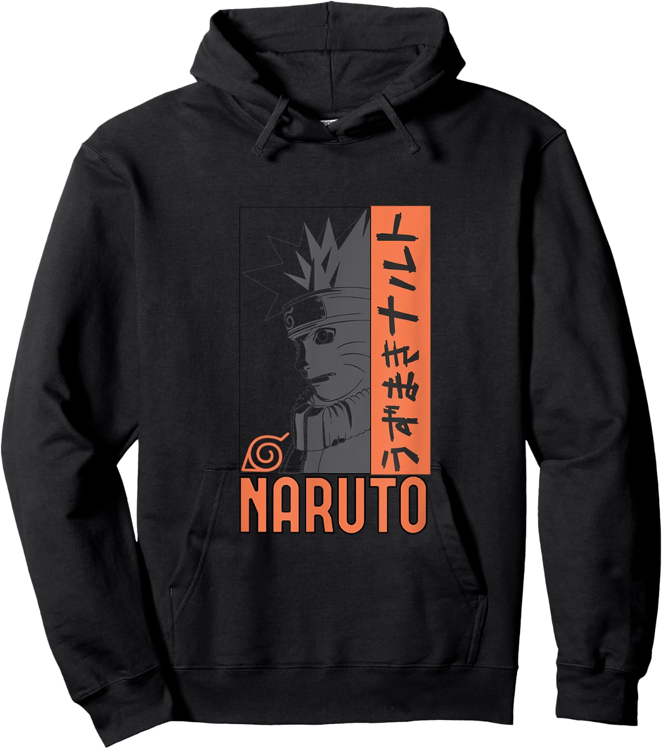 Naruto Classic Character Line Art Hoodie - Hoodie | Black