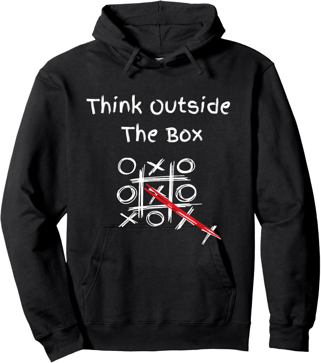 Think Outside The Box Shirt Hoodie - Hoodie | Black