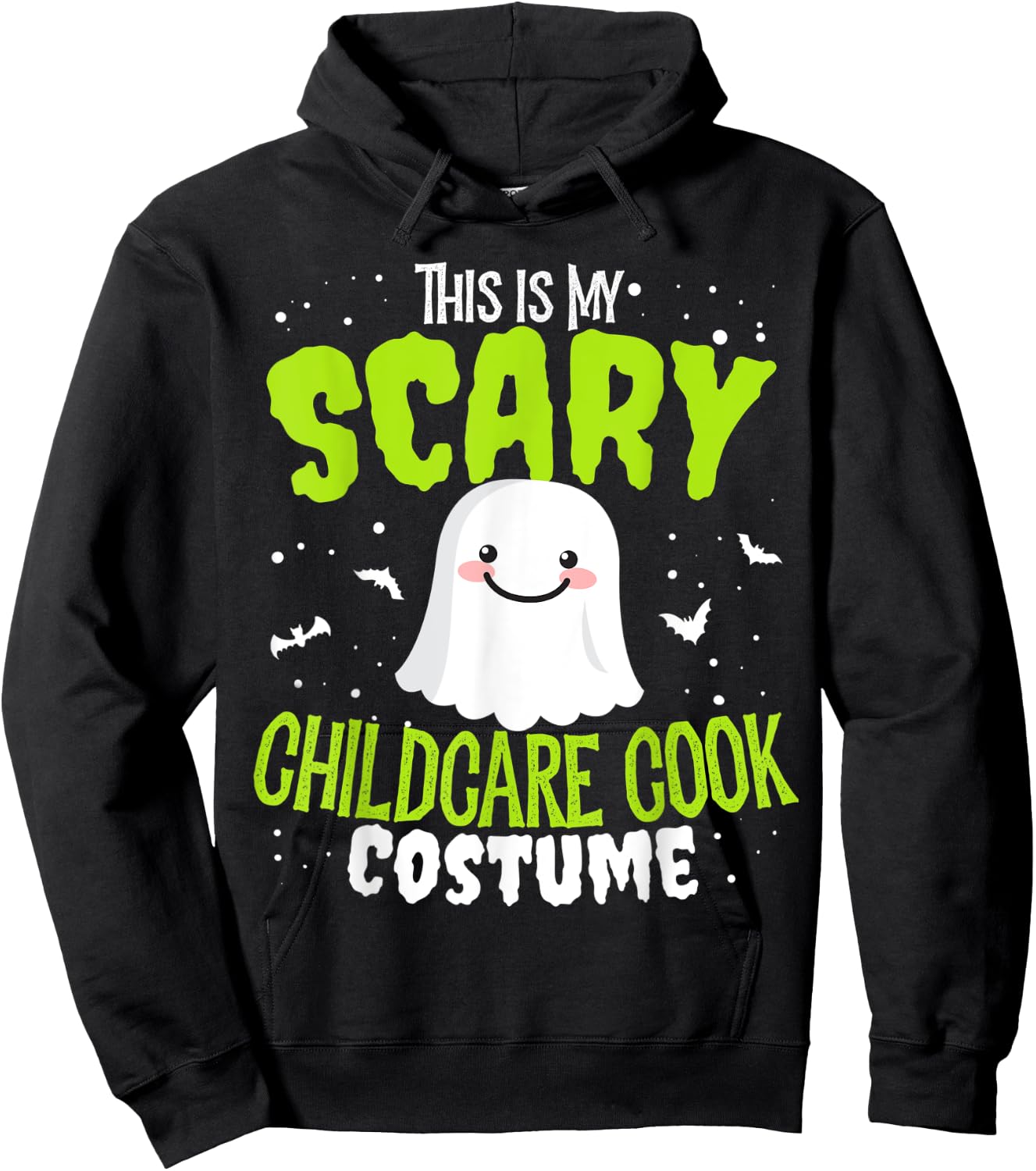 Funny Halloween This is my Scary Childcare Cook Custome Hoodie - Hoodie | Black