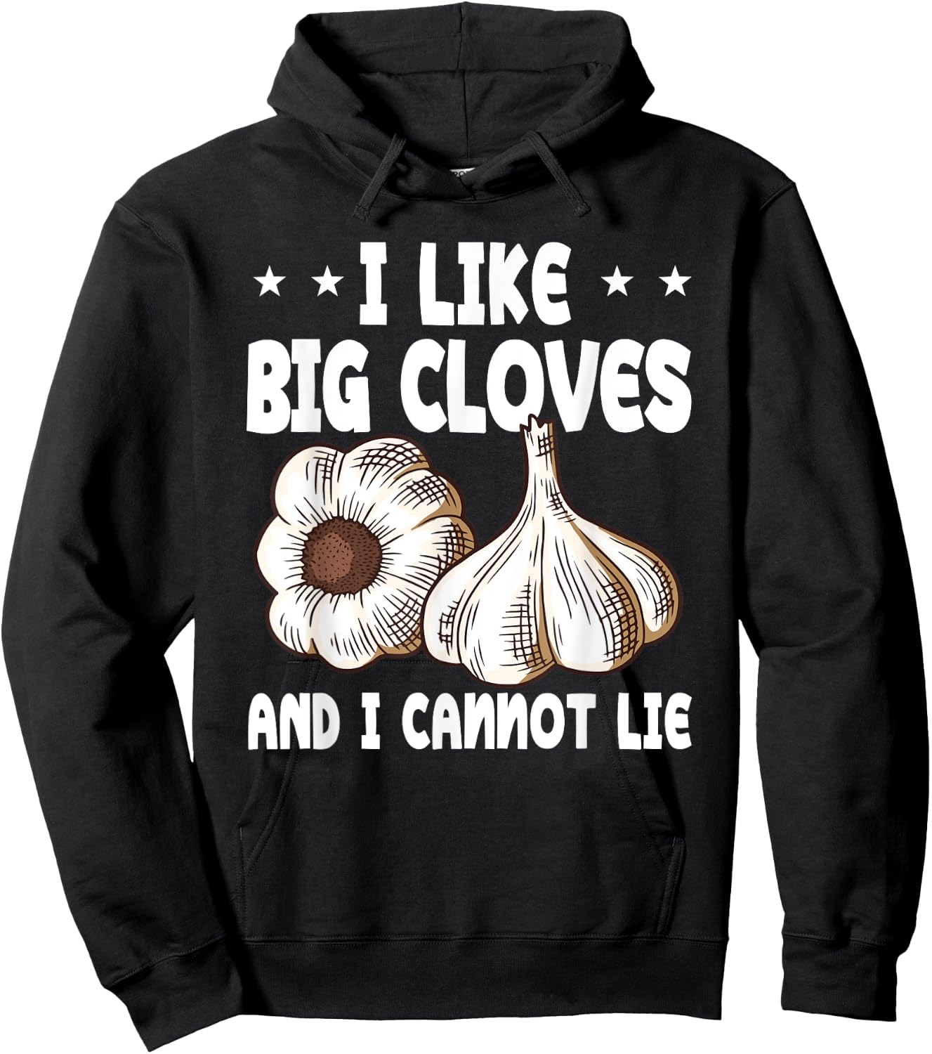 Funny Garlic Clove Lover Costume Love Spices Hoodie - Hoodie | Black