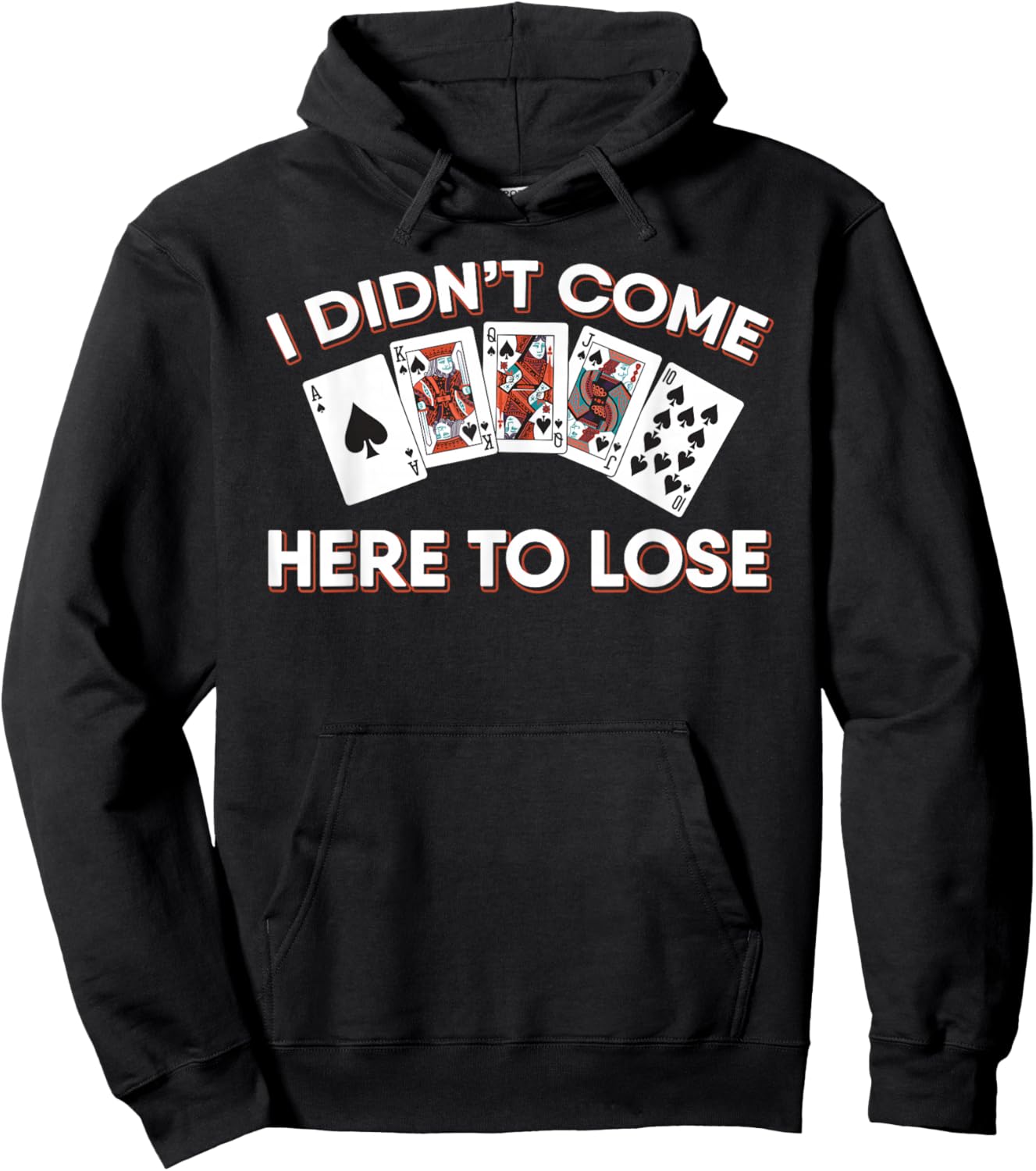 Poker Player Texas Holdem - Card Game Poker Hoodie - Hoodie | Black
