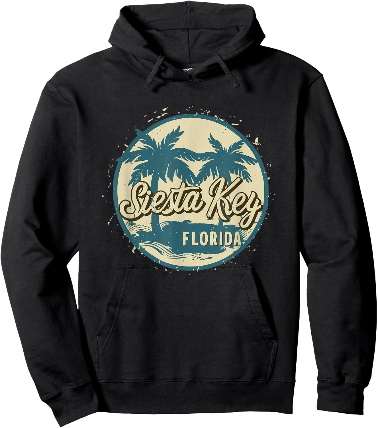 Siesta Key Florida Hoodie - Hoodie | Black