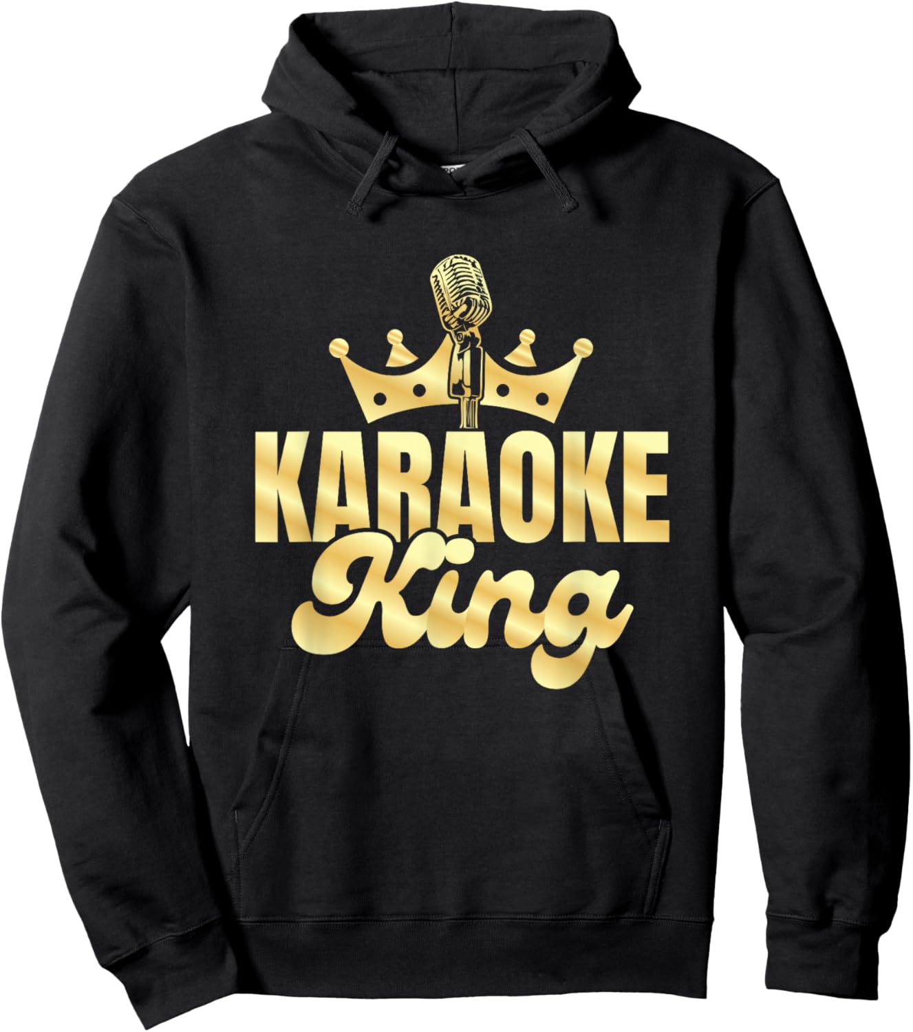 Karaoke King - Karaoke Game Singing Expert Karaoke Night Hoodie - Hoodie | Black