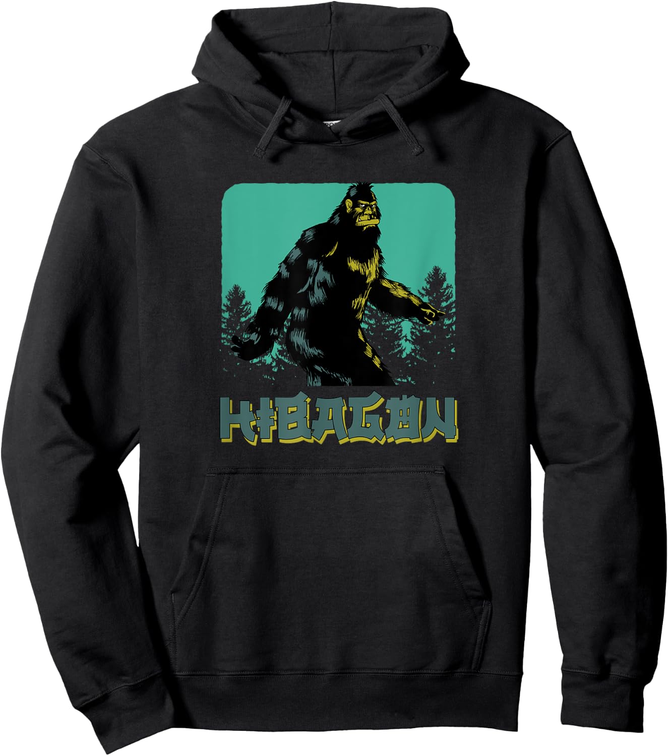 Hibagon - Japanese Bigfoot Hoodie - Hoodie | Black