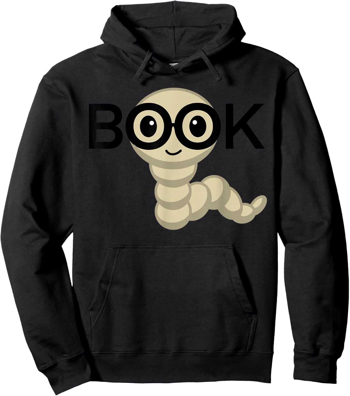 Book Worm Reading Hoodie - Hoodie | Black